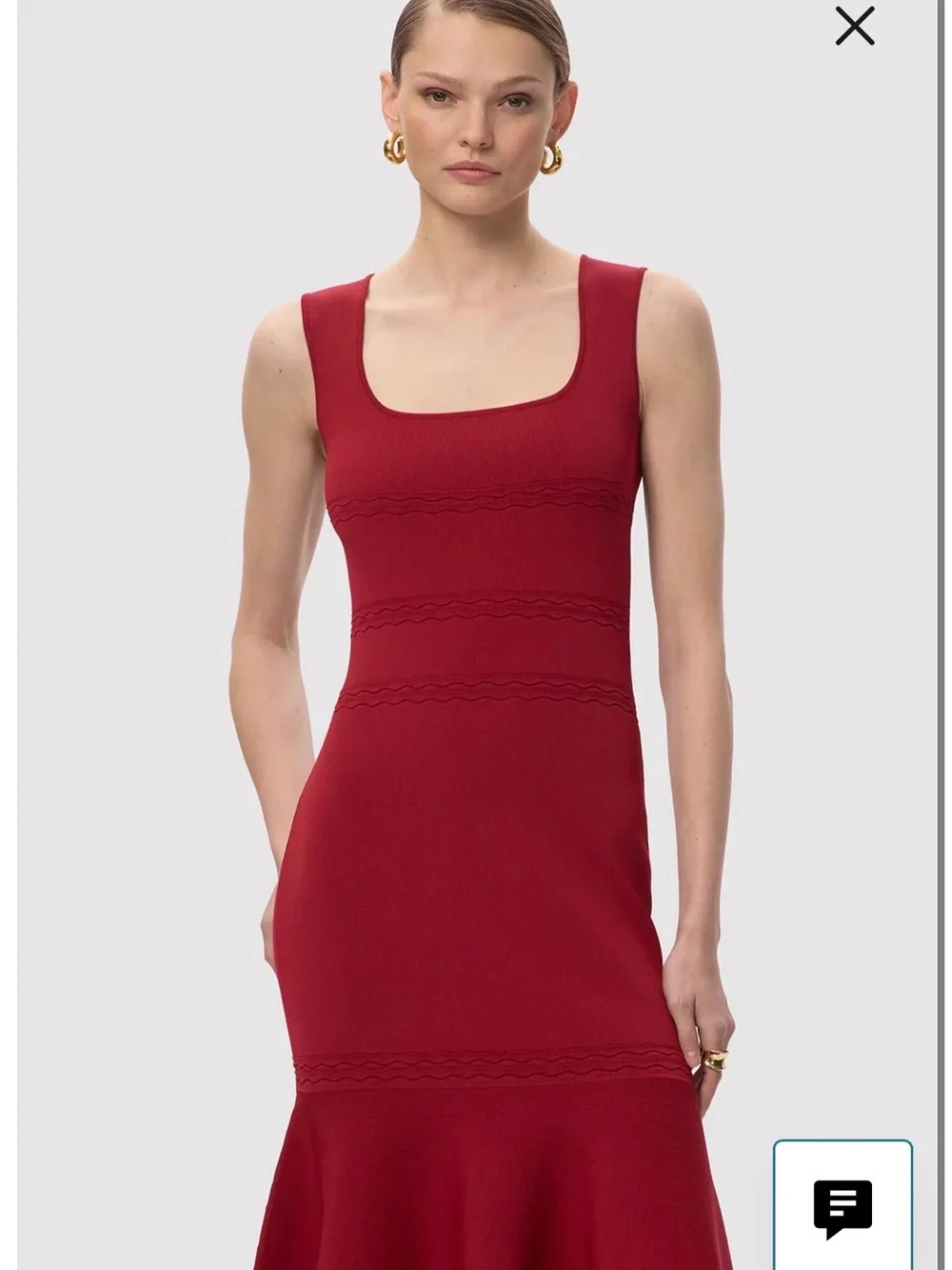 Herve Leger Sleeveless Wine Midi Dress - Picture 14 of 14